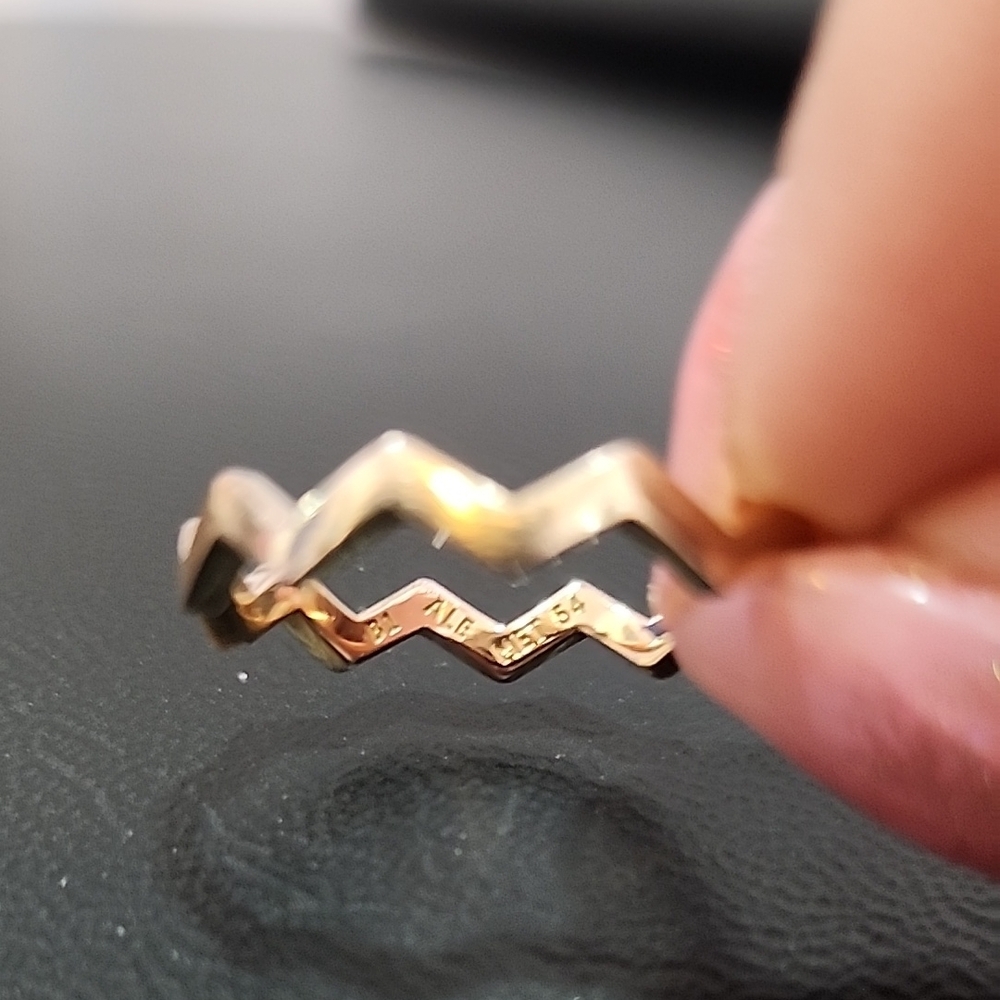 Pandora Timeless Zigzag Ring, Rose Gold-Plated - Picture 3 of 3